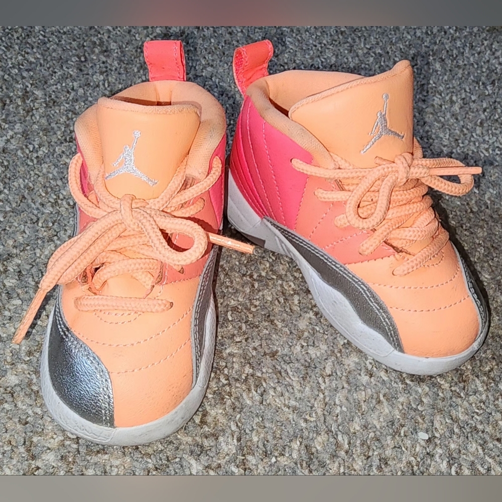 Jordan Retro 12 "Sunrise" Girls' Toddler 6C